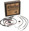 Burly Brand Control Kit 13in Bagger Bar Stainless For 97-99 Harley Touring - Control cable kit for 97-99 Harley Bagger models