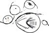 Burly Brand Control Kit 13in Bagger Bar Stainless For 97-99 Harley Touring - Control cable kit for 97-99 Harley Bagger models