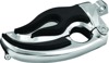 Kuryakyn Flamin Switchblade Footpegs Chrome with Male Mount Adapter