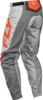 Fly Racing F-16 Pants Grey/Orange Men's Size 40 - Durable motocross pants in Grey/Orange