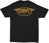 DBK Goldwings Tee Black Medium - Short sleeve black tee, medium size