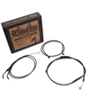 Burly Brand Control Kit 8in Black For 8in Ape Hangers - Complete cable kit for 8in Ape Hangers