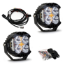 Baja Designs LP4 Pro Spot LED Lights Clear Pair