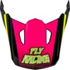 Fly Racing Youth Kinetic Scorched Helmet Visor Neon Pink/Hi-Vis/Black - Replacement visor for Youth Kinetic Scorched Helmet