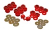 Energy Suspension Red Body Mount Set Fits 97-06 Jeep Wrangler YJ & TJ