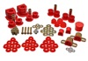 Energy Suspension Red Hyper-Flex Master Bushing Set Fits 86-91 Mazda RX7