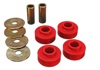 Red Differential Carrier Bushings by Energy Suspension - Fits 89-97 Thunderbird, 99-04 Mustang Cobra