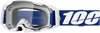 100 Percent Armatic Goggle Blue with Clear Lens - Blue MX goggle with clear lens for offroad riding