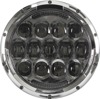 Cyron 7 Inch Chrome LED Headlight with DRL - 7" chrome LED headlight with DRL, universal fit