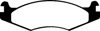 EBC Greenstuff Front Brake Pads Fits 92-03 Am General H1