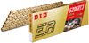 D.I.D 520ERT3 120 Link Gold Racing Chain - 120 link gold 520 ERT3 racing chain, universal fit