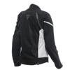 Dainese Air Frame 3 Tex Jacket Womens Black/White/White Size 54 - Textile riding jacket for women, Black/White, Size 54