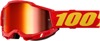 100 Percent Accuri 2 Goggles Red Mirror Red Lens - Offroad goggles with mirror red lens