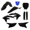 Acerbis Full Plastic Kit Black/Blue For Yamaha YZ250F YZ450F/FX 2023-2024 - Plastic kit for Yamaha YZ250F/YZ450F/FX 23-24
