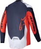 Alpinestars Pro-Dura Jersey Navy/Orange/White 2X-Large - 2X Navy/Orange/White motocross jersey