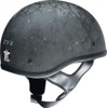 Z1R CC Beanie Justice Half Helmet - Large, White - Half face helmet with removable liner