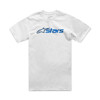Alpinestars Blaze 2.0 CSF Tee White/Navy/Blue Large - Large short sleeve tee in White/Navy/Blue