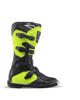 Gaerne SGJ Youth Motocross Boots Fluorescent Yellow Size 5 - Youth size 5, fluorescent yellow motocross boots