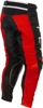 Fly Racing Kinetic Mesh Center Pants Black/White/Red 30 - Durable, ventilated riding pants with BOA fit system