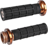 ODI Hart-Luck V-Twin Lock-On Grips Black/Bronze For Indian - Lock-on grips for Indian V-Twin motorcycles
