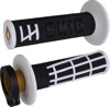 ODI Emig 2.0 V2 Lock-On Grips Black/White Pair - Lock-On grips, black/white, For select MX and off-road models