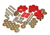 Red Body Mount Set - Performance Polyurethane Fits 67-95 GM SUVs & Trucks