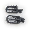 Wide MX Foot Pegs - Standard Height Chromoly - 10+ RMZ 250/450