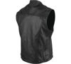 Speed and Strength Band Of Brothers Leather Vest Black Medium - Men's leather riding vest in black, size medium