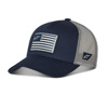Alpinestars Flag Snapback Hat Navy/Grey One Size - Curved bill snapback hat in navy/grey, one size