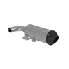 MBRP 5" Slip-On Performance Muffler Silver Fits 16-21 Yamaha YXZ1000R