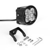XKGLOW 20W Round LED Cube Light with RGB Accent Driving Beam