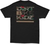 DBK Camo Shovels Tee Black 2X-Large Short Sleeve Shirt - 2X-Large black tee, short sleeve, 100% cotton