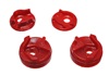 Red Polyurethane Motor Mount Insert Set Fits 02-03 Nissan Sentra/200SX