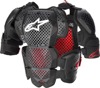 Alpinestars A-10 V2 Chest Protector Anthracite/Black/Red M/L - Protective chest and back armor, M/L, Anthracite/Black/Red