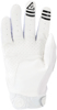 Answer 25 Peak Gloves White/Black Youth - Large - Youth motocross gloves in White/Black, Large