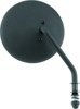 Bikers Choice 4in Round Mirror Short Right Black Universal - Universal short right 4in round black mirror