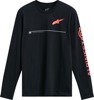 Alpinestars Committed LS CSF Tee Black X-Large Men's Long Sleeve Shirt - Men's black long sleeve tee, size XL