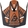 Answer AR1 Sweep Visor Black/Red - Replacement visor for Answer AR1 Sweep helmet