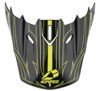 EVS T5 Pinner Visor - Black/Hivis Yellow EVS T5 Pinner Visor - Black/Hivis Yellow