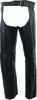 Kuryakyn Plains Leather Chaps Black 2XL Men's - Men's leather chaps, Black, 2XL