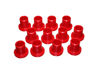 Rear A-Arm Bushing Kit - Red Fits Polaris Ranger