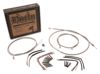 Burly Brand 16in Gorilla Ape Stainless Control Cable Kit For Harley Softail Slim