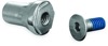Kuryakyn Tapered Peg Mount with Screw Chrome Replacement 4376