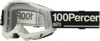 100 Percent Accuri 2 Goggles Glow Clear Lens Offroad - Clear lens goggles for offroad riding