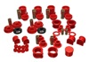 Red Hyper-Flex Master Bushing Set by Energy Suspension Fits 90-96 Nissan 300ZX
