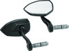 Kuryakyn Phantom Bar End Mirror Gloss Black - Bar end mirror in gloss black finish