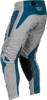 Fly Racing Kinetic Mesh Sym Pants Grey/Blue Size 28 - MX riding pants in Grey/Blue, size 28