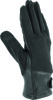 Kuryakyn Pecos Leather Mesh Gloves Black Women's Medium - Women's black leather mesh gloves, size medium