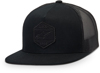 Alpinestars Bolt Trucker Hat Black/Black One Size - Black/Black flatbill trucker hat, one size fits most