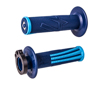ODI Emig Pro V2 Lock-On Grips Blue/Light Blue 7/8" Bars - Lock-on grips For 7/8" bars Blue/Light Blue